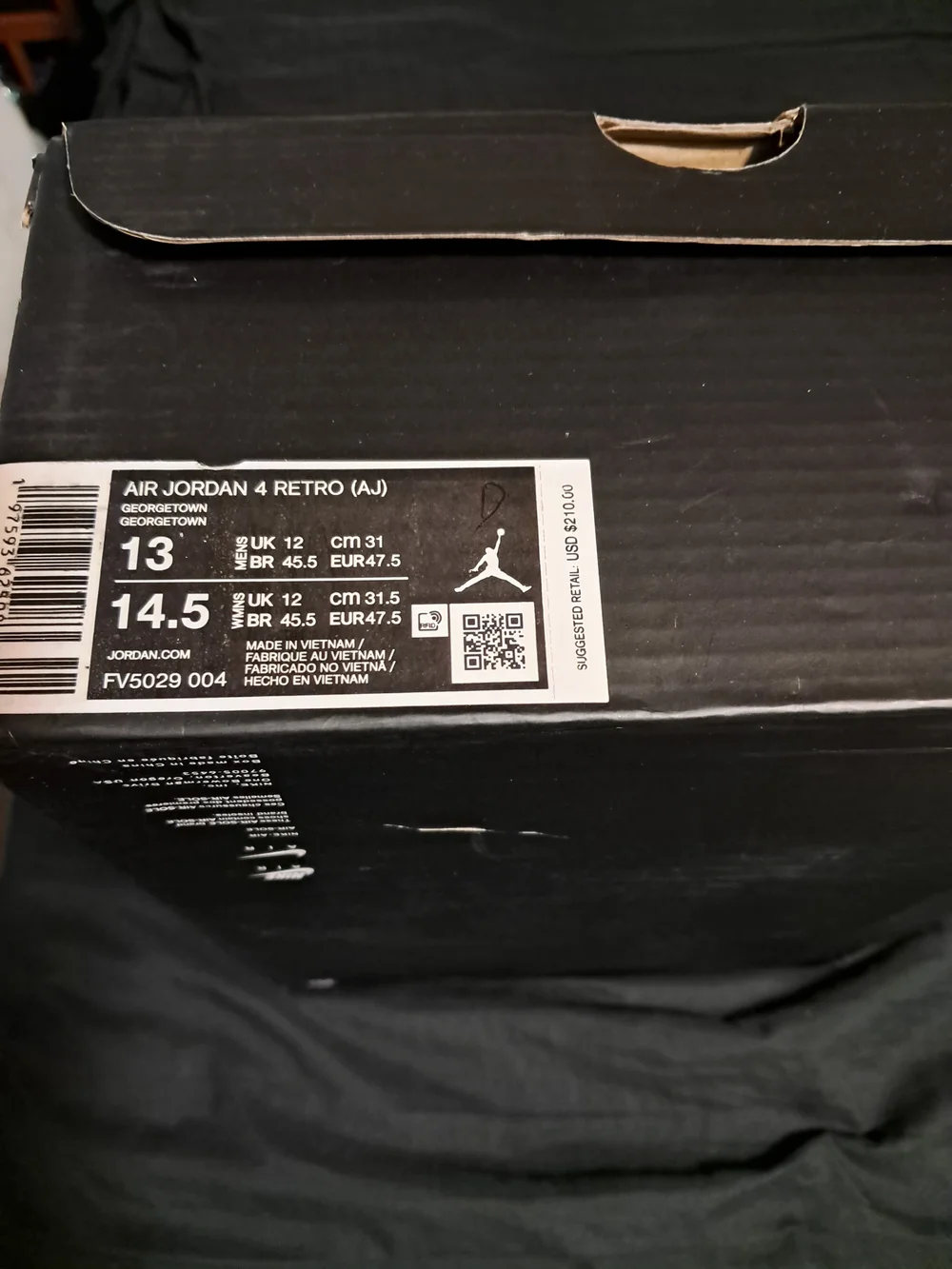 Air Jordan 4 Retro Georgetown FV5029-004